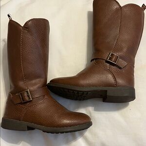 Toddler girls Osh Kosh brown riding boots